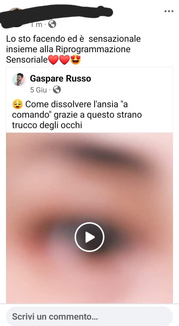 «Lo sto facendo ed è sensazionale.»